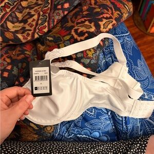 Avenue White Underwire Bra